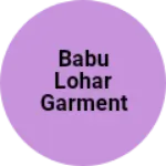 Business logo of Babu lohar garment