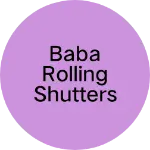 Business logo of Baba rolling shutters