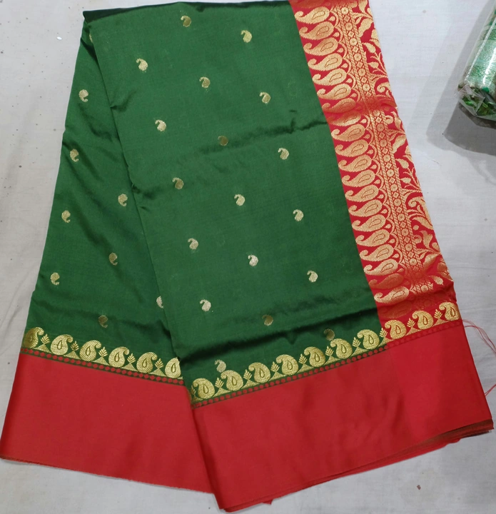 Sof gadwal silk saree uploaded by Jain Saree Mandir on 3/7/2023