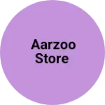 Business logo of Aarzoo store