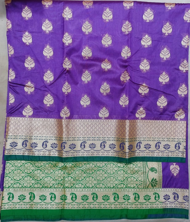 Soft cotton silk saree uploaded by Jain Saree Mandir on 6/1/2024