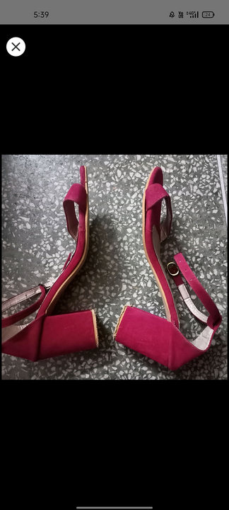 Solid ankle strap heel for women  uploaded by Old and new cloth on 3/8/2023