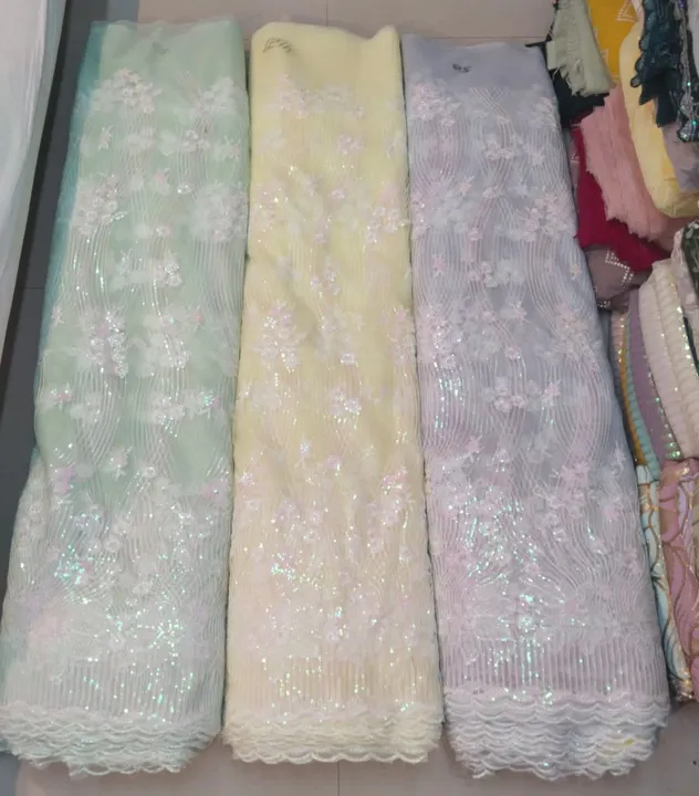 Designer net fabric  uploaded by Sahma fashion guru on 3/8/2023