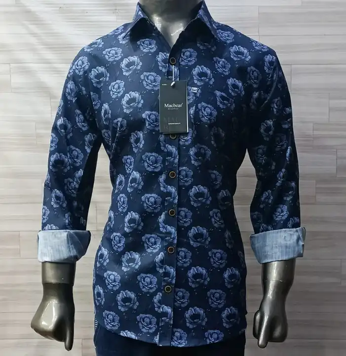 Print Shirt  uploaded by Macbear Garments Pvt.Ltd. on 3/8/2023