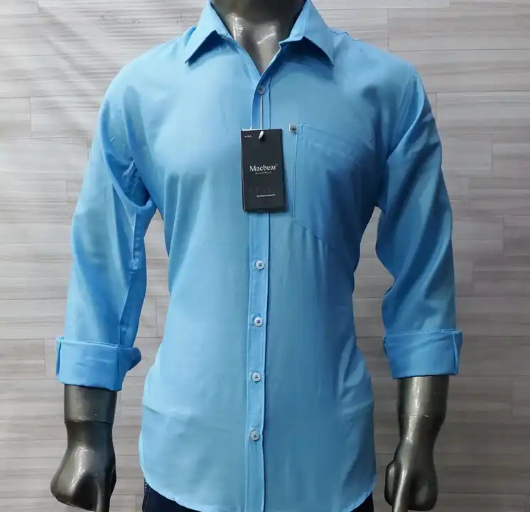 Plain Shirt uploaded by Macbear Garments Pvt.Ltd. on 3/8/2023