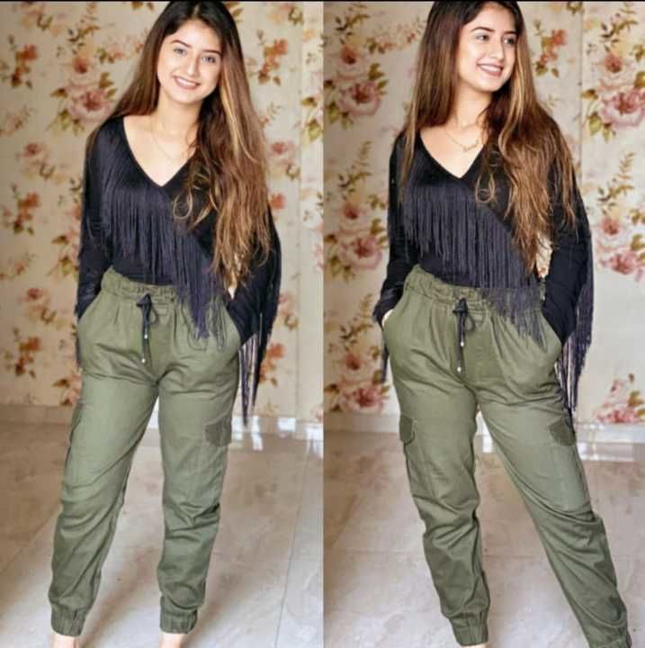 Joger pant for girls uploaded by Siddhi collection on 2/25/2021