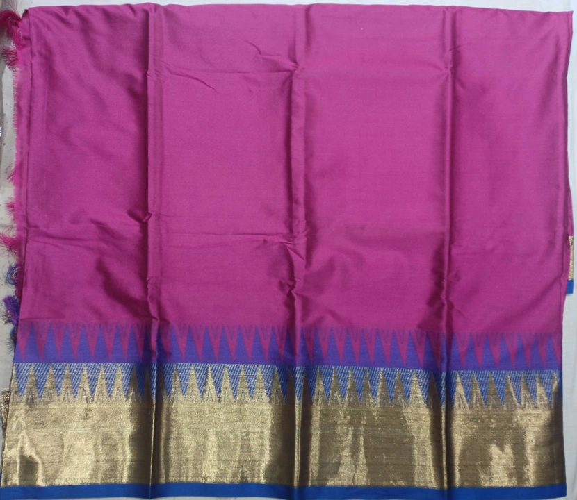 Product image with price: Rs. 925, ID: soft-aura-cotton-silk-saree-0109bd58