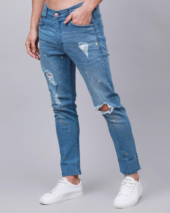 Sprinkle color jeans  uploaded by Baheti Garments  on 3/8/2023