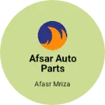 Business logo of Afsar auto parts