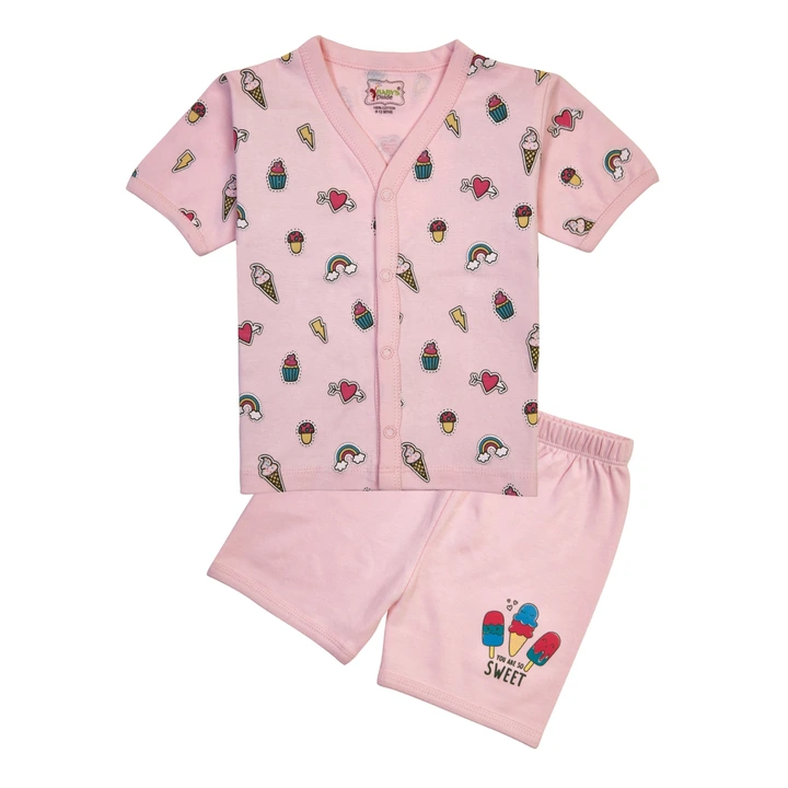Infants boys baby half sleeve Jabla & shorts uploaded by Baby's Pride Creation on 3/8/2023