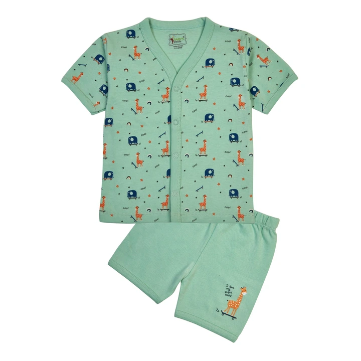 Infants boys baby half sleeve Jabla & shorts uploaded by Baby's Pride Creation on 3/8/2023