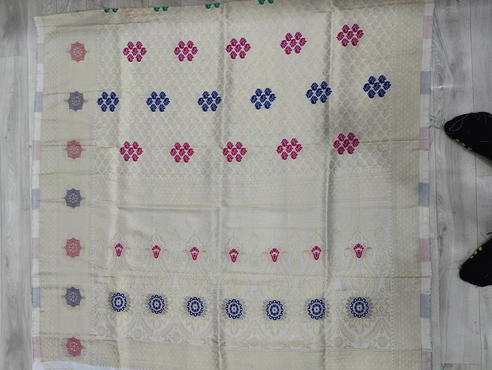 Lichhi Mina gray fabric  uploaded by Shree yamuna fashion on 3/8/2023