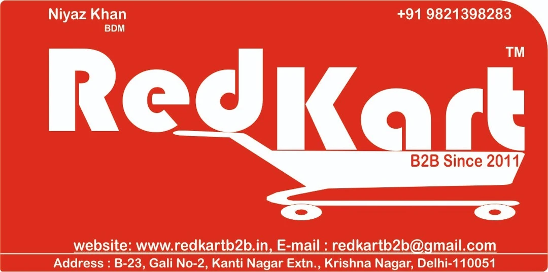 Visiting card store images of RedKartB2B
