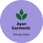Business logo of Ayan garments