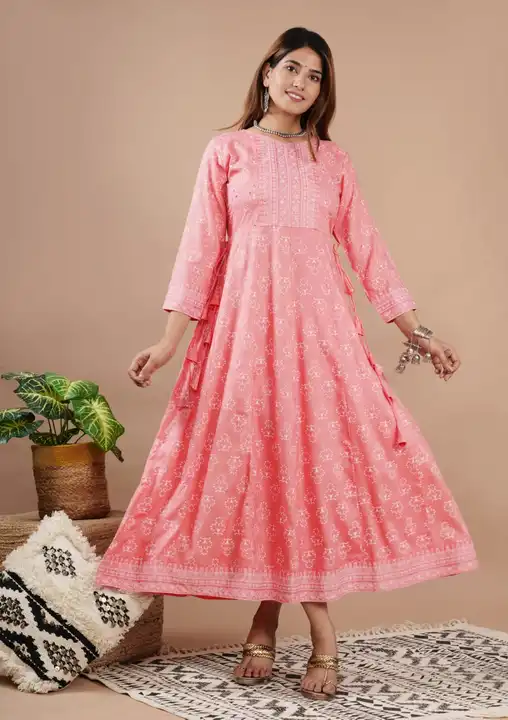Cotton Rayon Gown  uploaded by M Fashion on 3/8/2023