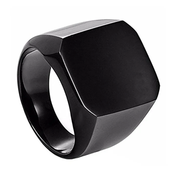 Product image of Black Ring For Boys , price: Rs. 199, ID: black-ring-for-boys-bcca8346