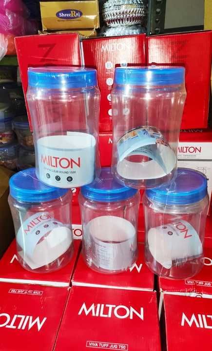 MILTON. ROUND 1500.         39₹/PCS.        MRP 81₹ uploaded by Home&kitchan and toys house on 2/25/2021