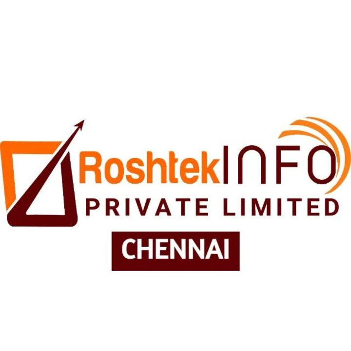Visiting card store images of Roshtek info Private Limited 