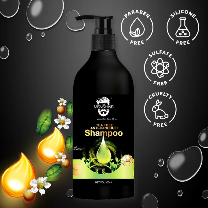 The Menshine Tea Tree Anti-Dandruff Shampoo 300ml uploaded by DH CARE PRODUCTS on 3/8/2023