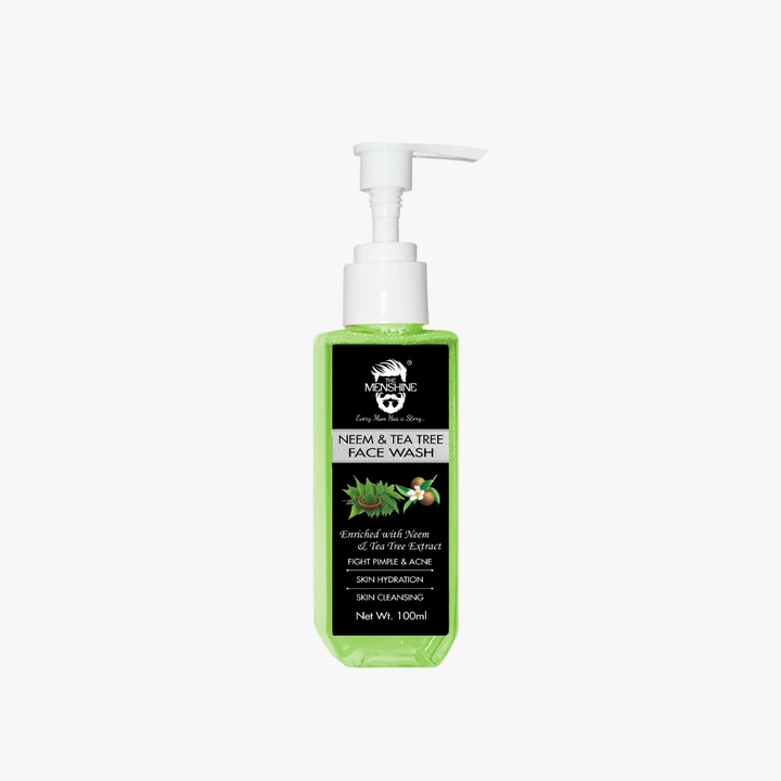 The Menshine Neem & Tea Tree Face Wash 100ml uploaded by business on 3/8/2023