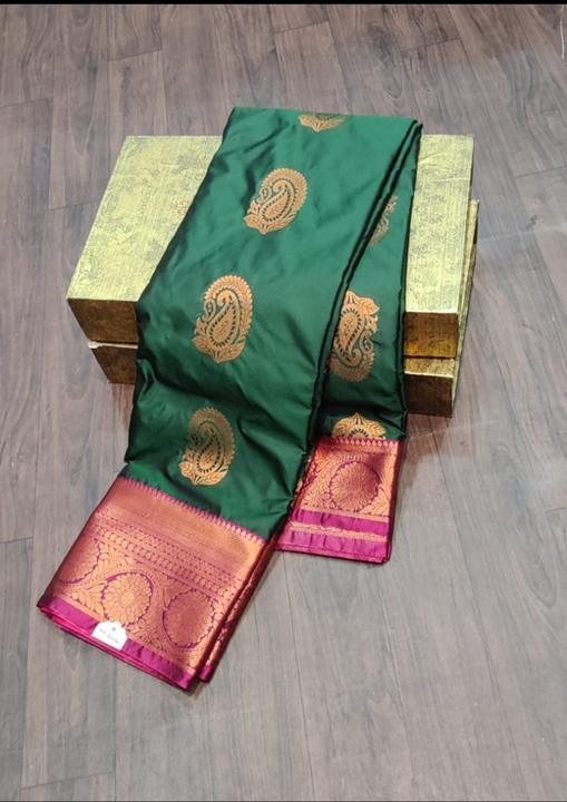 Semi silk saree  uploaded by Swarn 1 gm gold & silk sarees on 3/8/2023