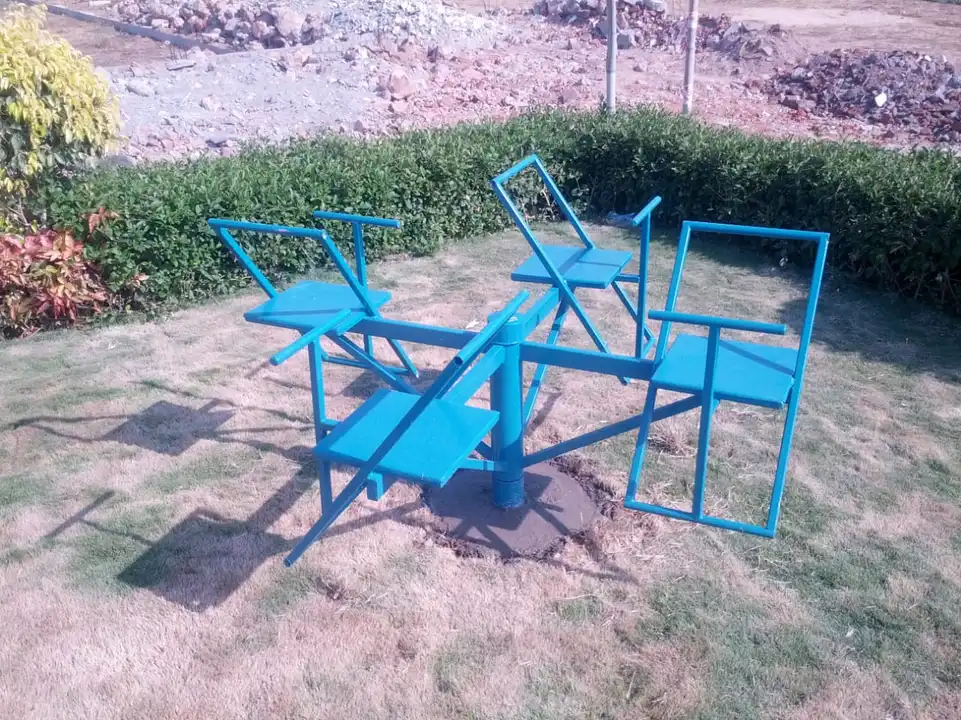 4 SEAT MARRYGOLD PLAY EQUIPMENT  uploaded by Panchal Fabrication on 3/8/2023