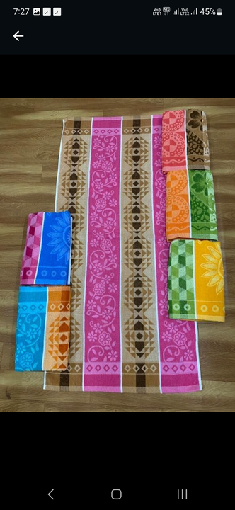 3060 Cotton Multi Colors Towel uploaded by Balaji Textiles on 3/8/2023