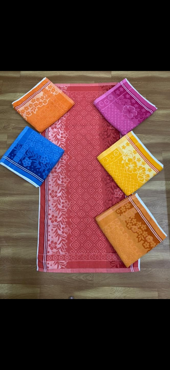 3060 Flower Cotton Towel uploaded by Balaji Textiles on 3/8/2023