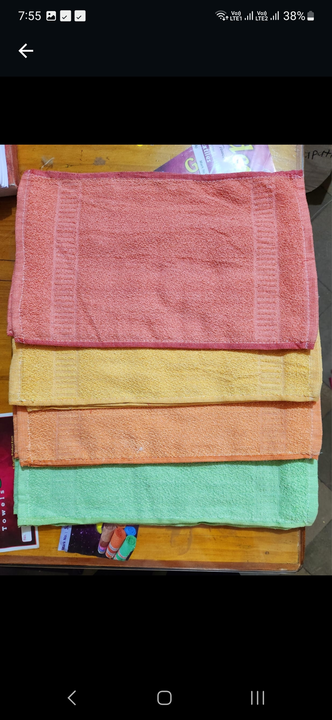 Cotton Plain Hand Towel 1218 uploaded by Balaji Textiles on 3/8/2023