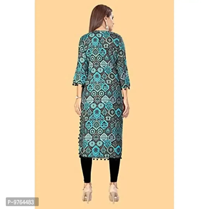 IFABRICS Women's Floral Digital Print Poly Rayon Blue Color Kurti Set

 uploaded by business on 3/8/2023
