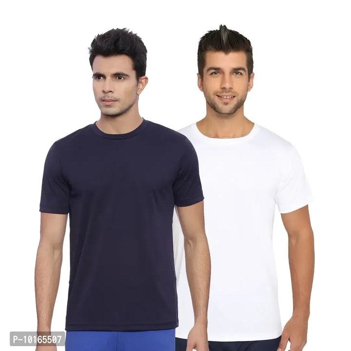 Men Multicolor Polyester Dri-Fit T-Shirt  uploaded by business on 3/8/2023