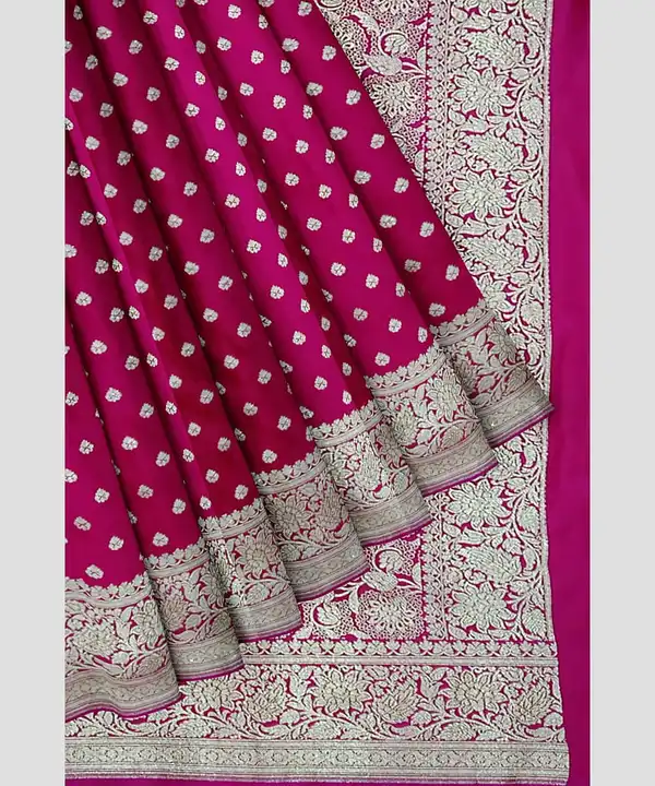 Banarasi katan silk saree  uploaded by GOLDEN FLOWER on 3/8/2023