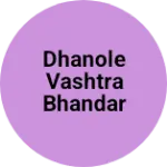 Business logo of Dhanole traders 