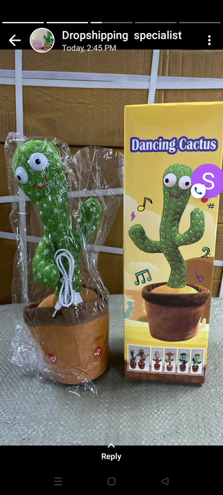 Dancing cactus uploaded by business on 3/8/2023