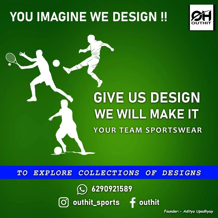 Visiting card store images of Outhit Sportswear 