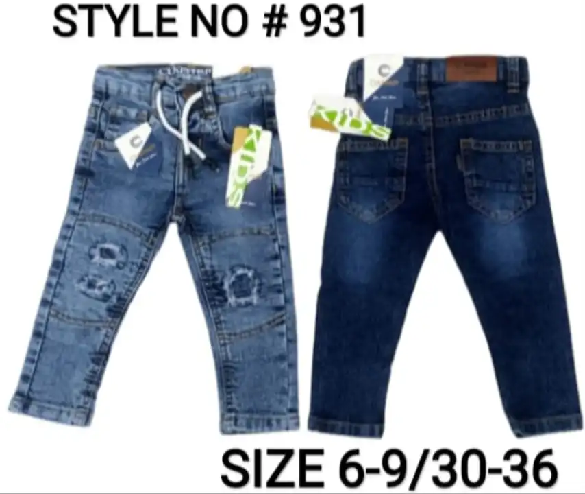 Trendy boys jeans kids denim jeans factory price  uploaded by Fc jeans on 3/8/2023