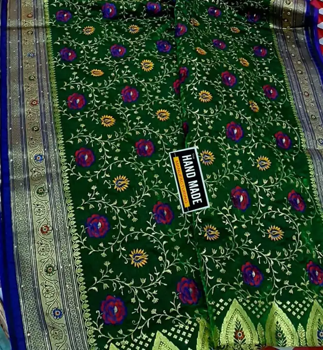New arrival highest quality with full work  uploaded by Manufacture of banarasi fancy sarees  on 3/8/2023