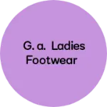Business logo of G.A. ladies footwear