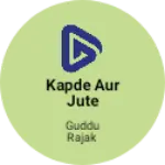 Business logo of Kapde aur jute