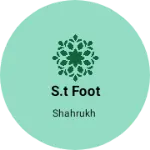 Business logo of S.T foot