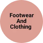 Business logo of Footwear and clothing
