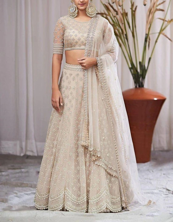 Wedding wear lehanga choli  vt uploaded by pink Rose fashion Store  on 3/9/2023