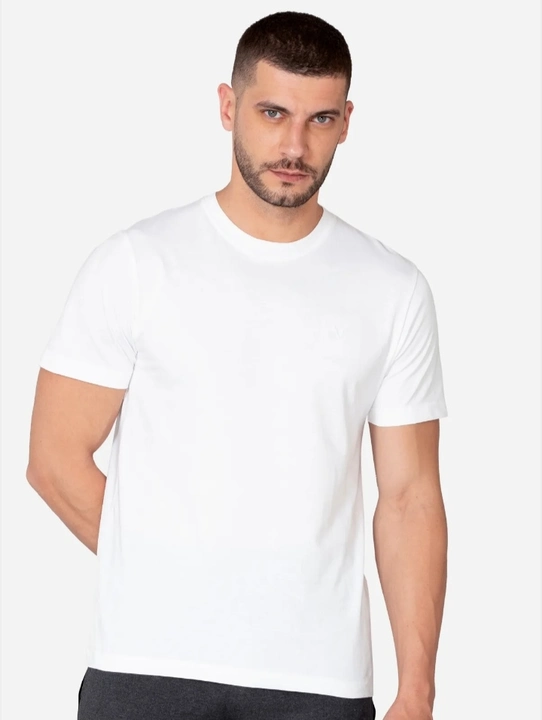 Plain white cotton T-shirt for men (m) uploaded by Men fashion stylist on 3/9/2023