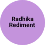 Business logo of Radhika rediment