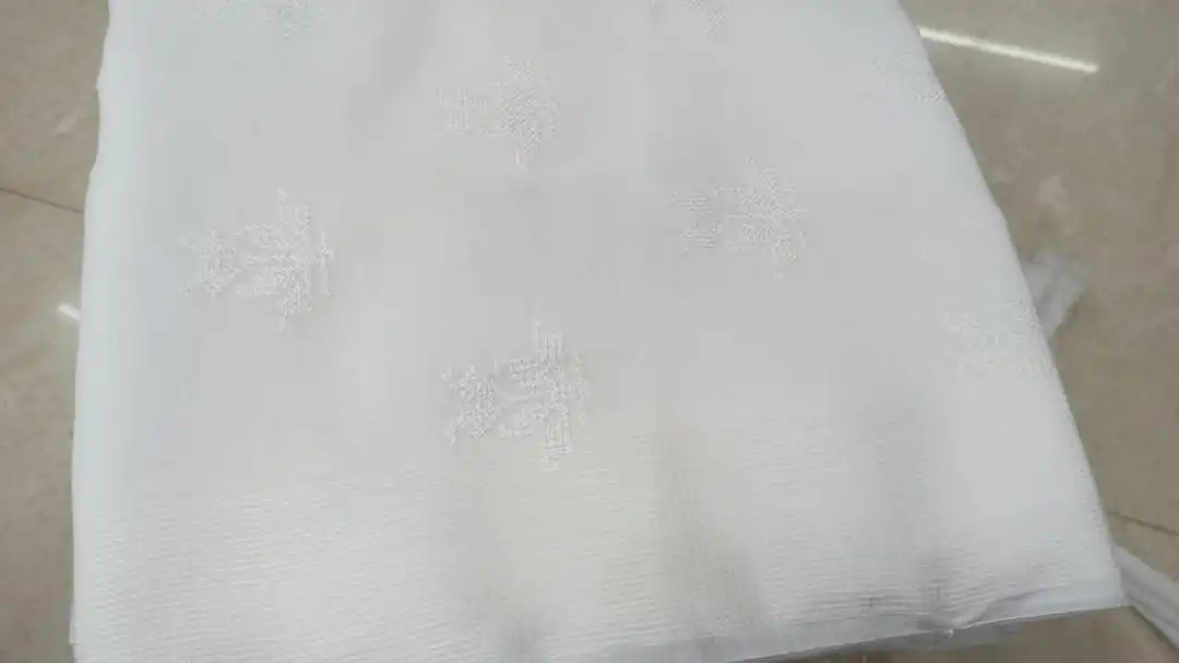 White linen work  uploaded by N K SAREES  on 3/9/2023