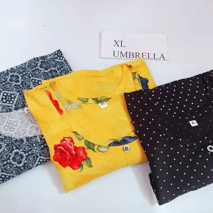 Post image *Offer offer** 🥳🤩😍

 *🔥🔥* 

*Xl combo umbrella* 
Rayon
3/4 sleeve
Length 38
Chest 36


 

 *🔥440🔥/-(free* *shipping to* *all States* )