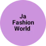Business logo of Ja fashion world