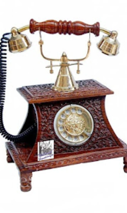 Old wooden telephone  uploaded by Decent furniture Handicraft on 3/9/2023