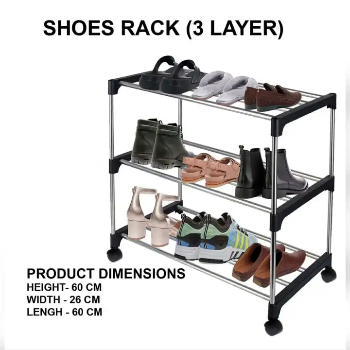 MUDRA Shoe Rack 3 Layer  uploaded by business on 3/9/2023