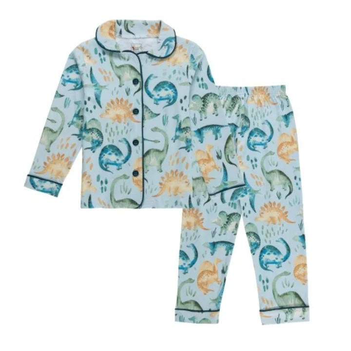 Product image of LT GREEN Kids Night suit, price: Rs. 358, ID: lt-green-kids-night-suit-05447a31